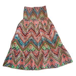 Extremly Me Multi Colored / Design Sleevless Dress - Size 10/12